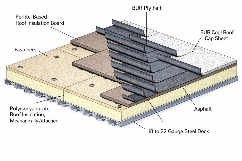 Built-up Roofing - ForSure Roofing and Sheet Metal